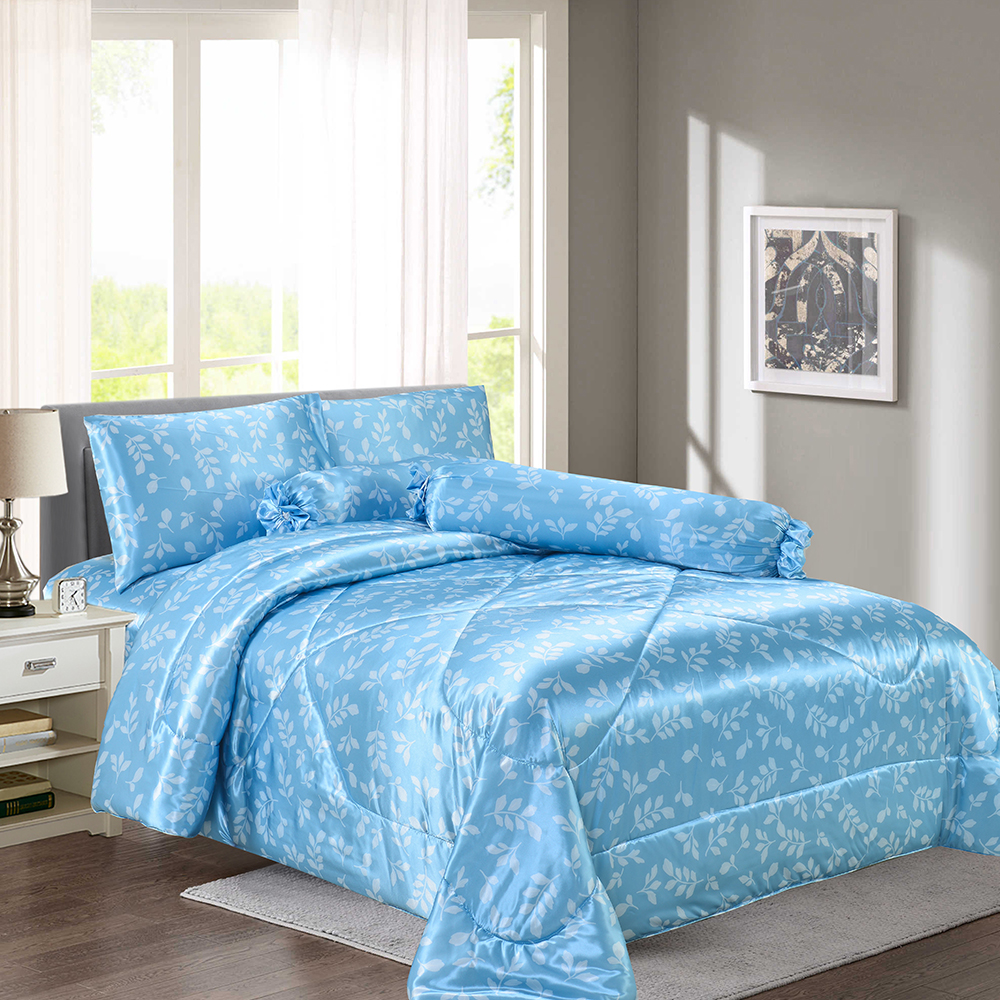 Priontáil Socraigh Satin Comforter